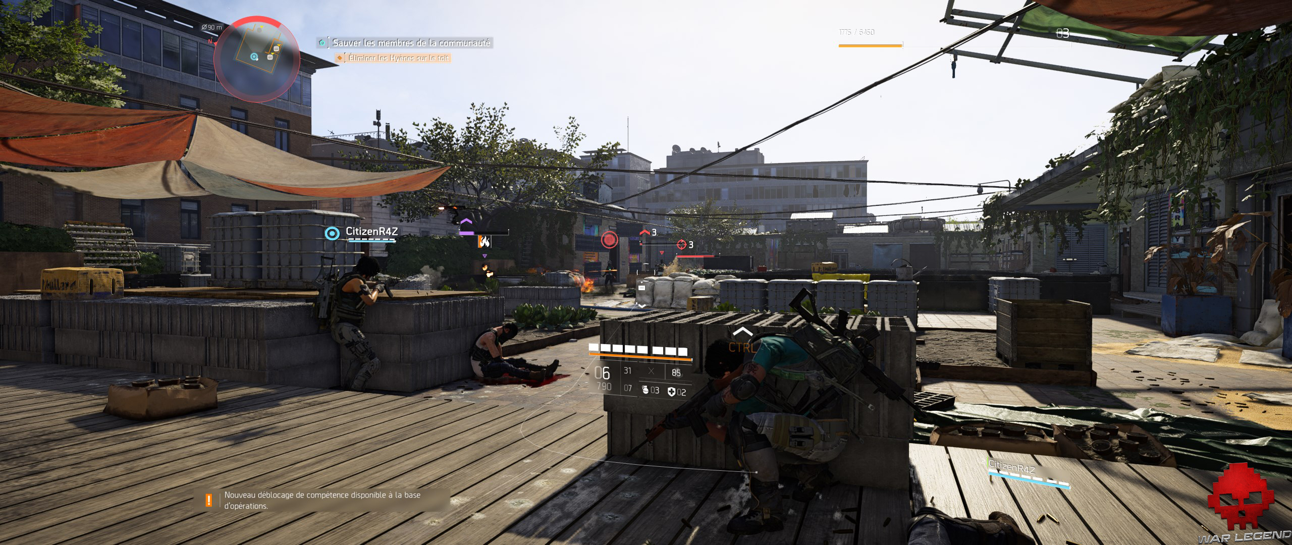 Test The Division 2 coopération