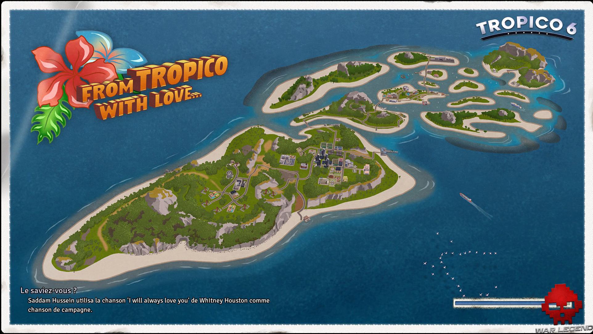 Test Tropico 6 carte postale