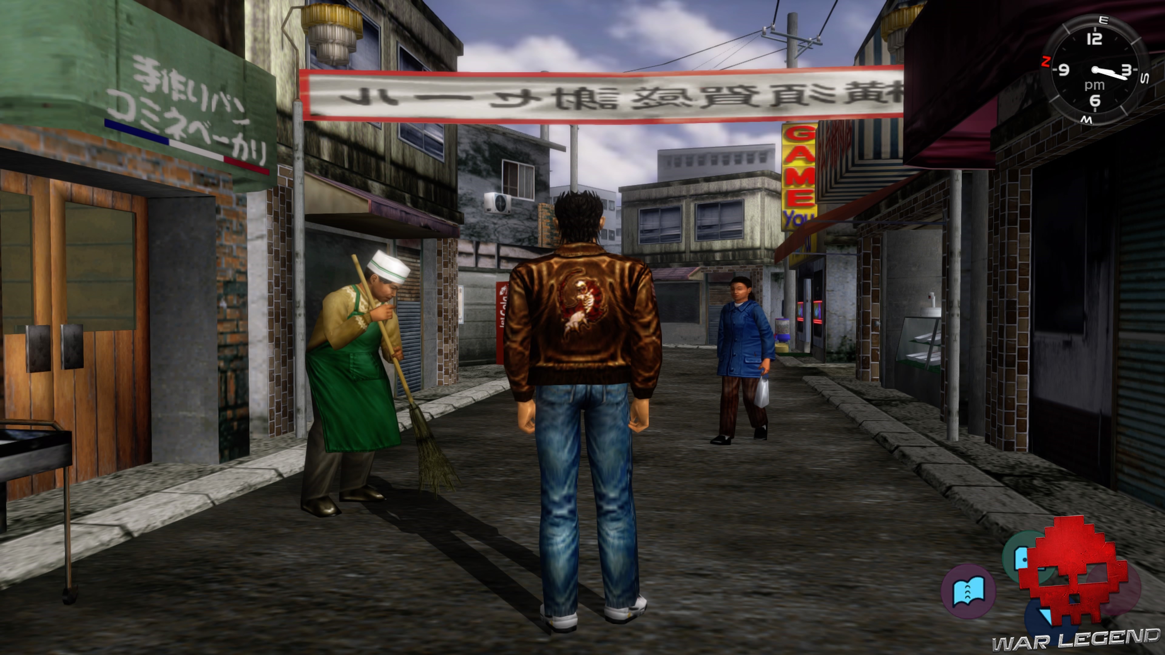 Shenmue I & II HD rue de Yokosuka