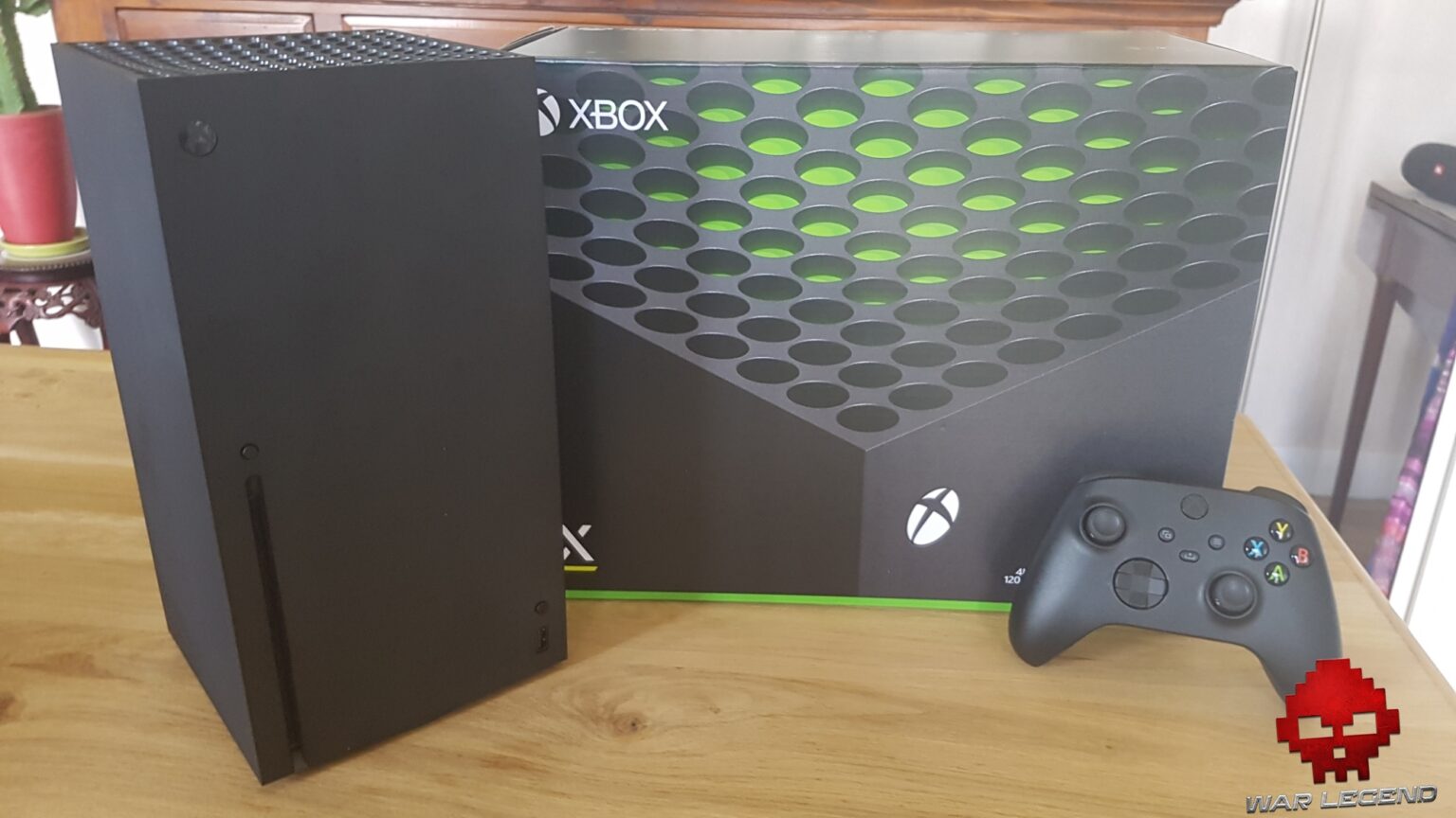 Test Xbox Series X Le "X" de "Xbox"