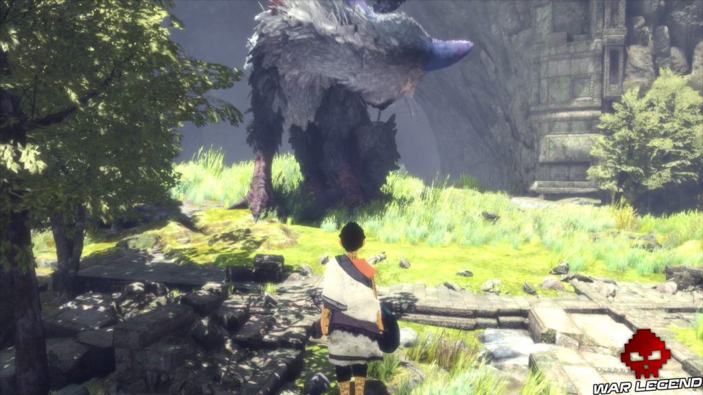 Un casque pour un tonneau [The Last Guardian