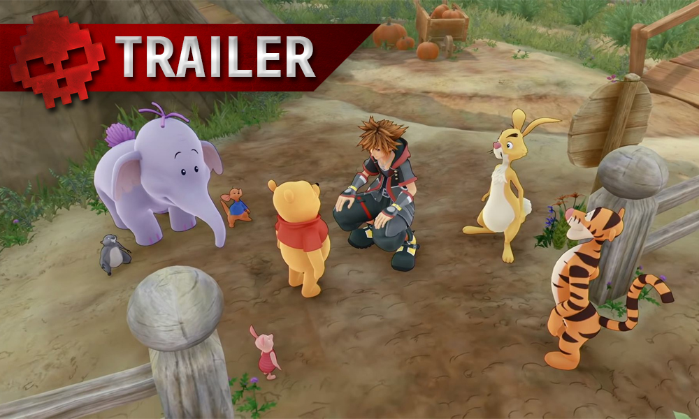 vignette trailer - kingdom hearts 3, Sora en compagnie de winnie l'ourson