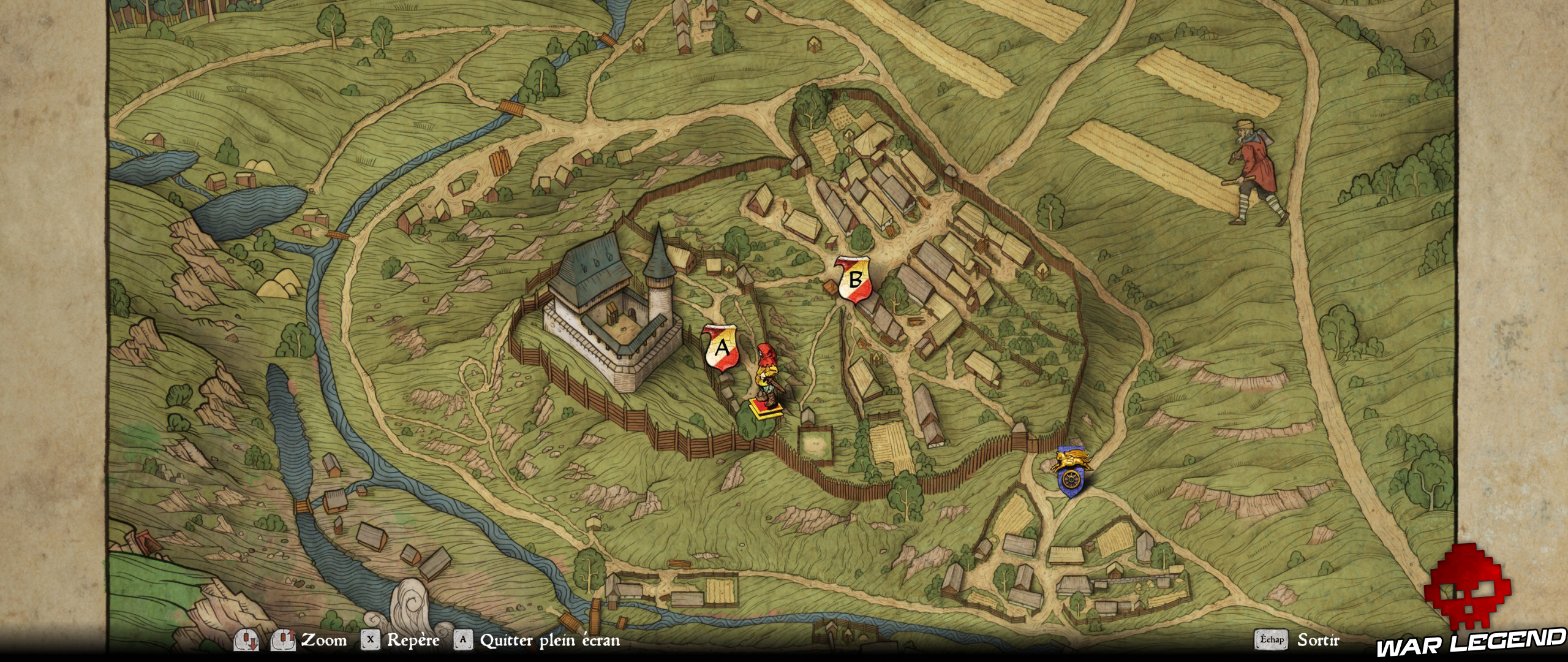 Une visite inopinée Kingdom Come 01 carte skallice