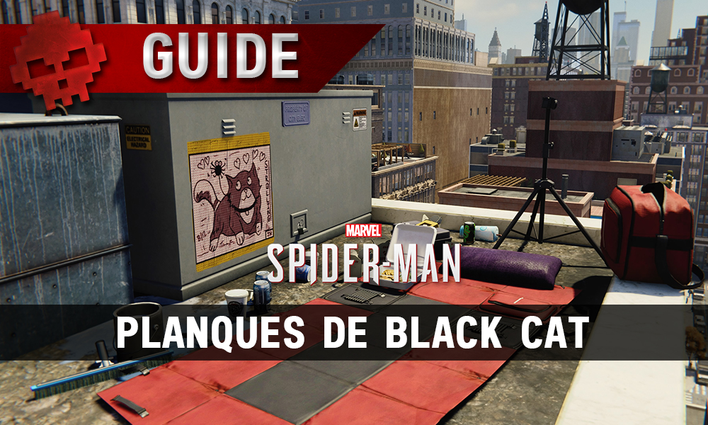 Vignette guide planques de black cat spider-man