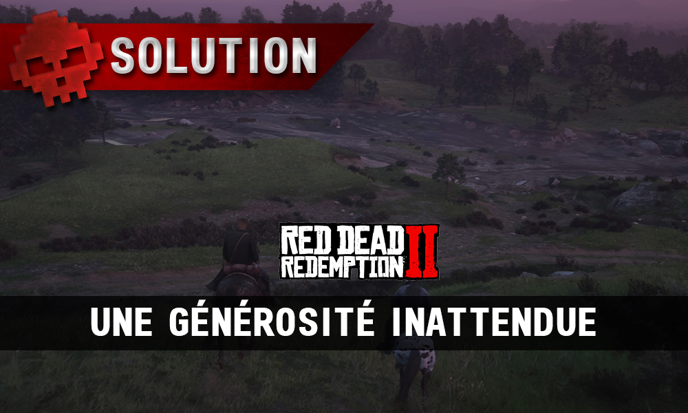 Vignette soluce red dead redemption 2 une générosité inattendue