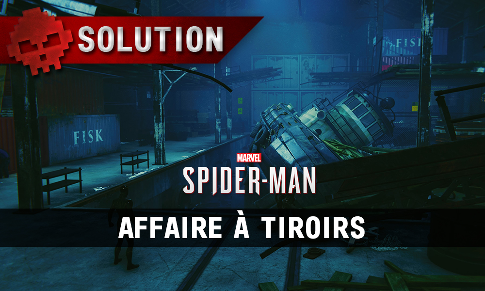 Vignette solution spider-man affaire à tiroirs