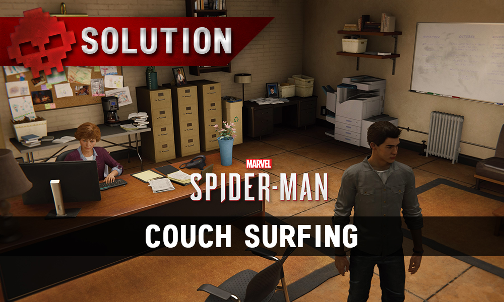 Vignette solution spider-man couch surfing