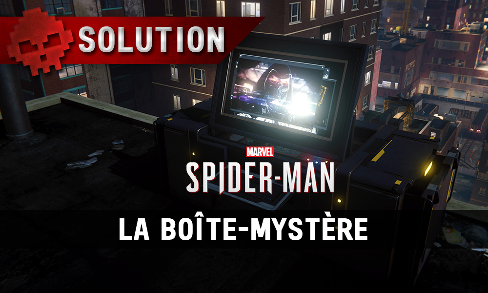 Vignette solution spider-man la boîte-mystère