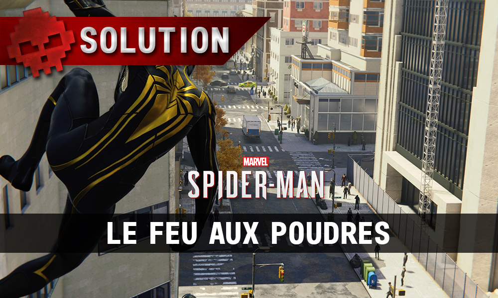 Vignette solution spider-man le feu aux poudres