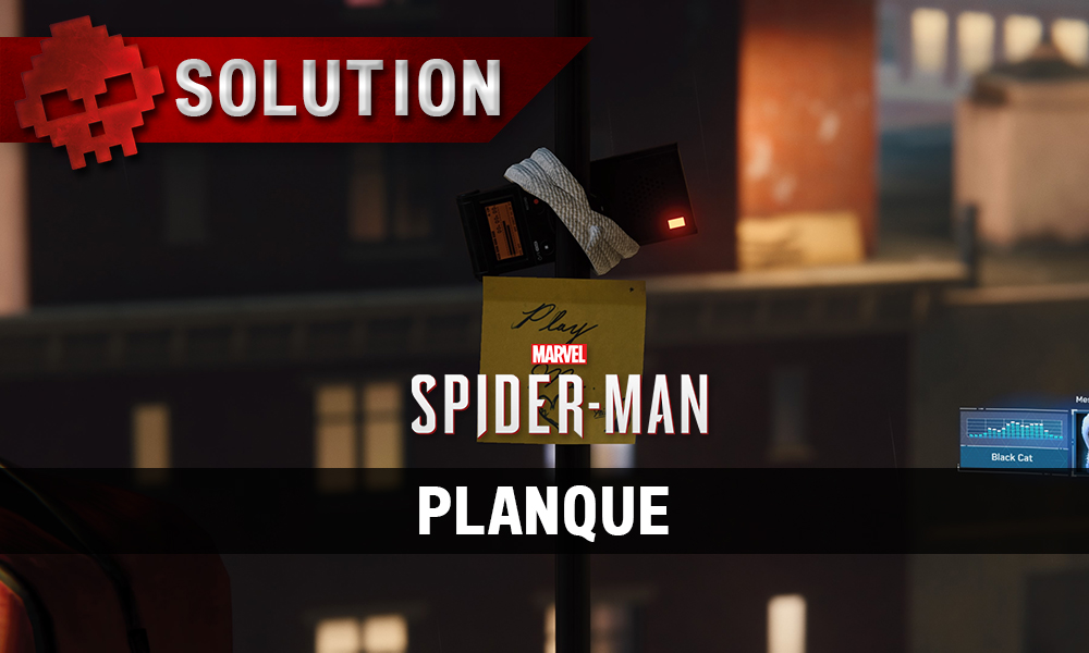 Vignette solution spider-man planque