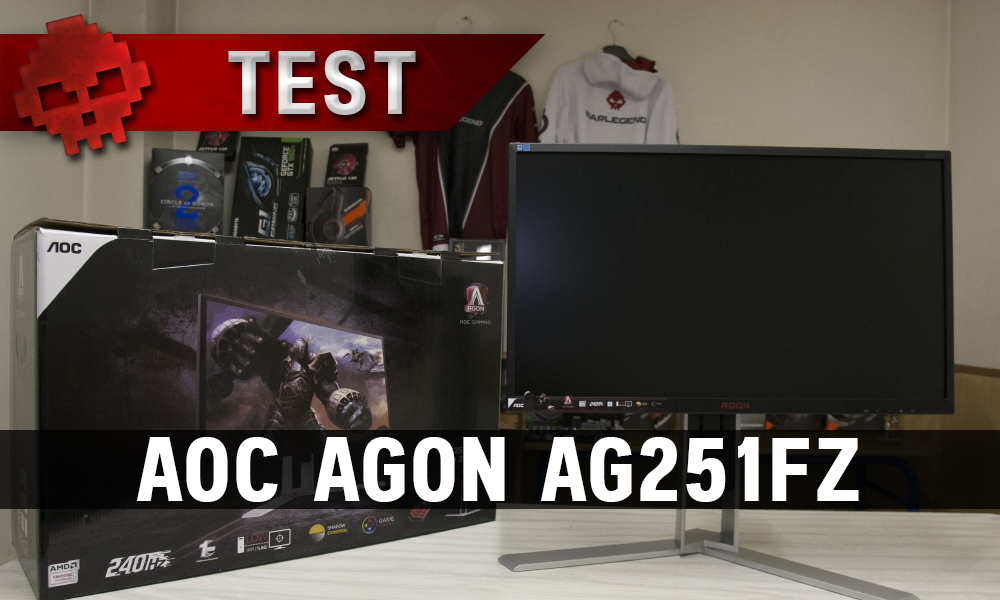 Test AOC AGON AG251FZ - Écran gamer pour joueur compétitif