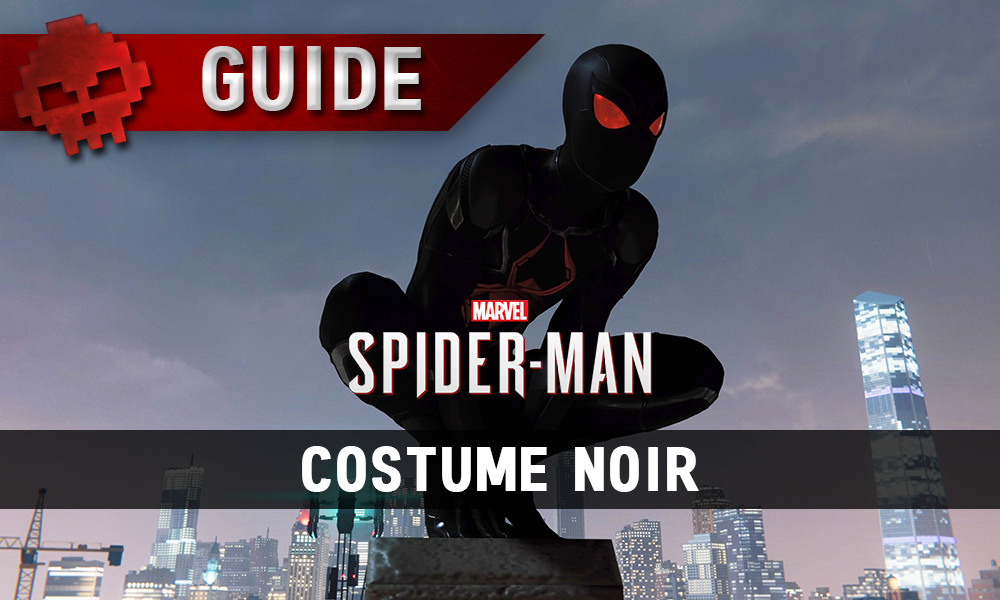 Vignettes guide spider-man costume noir
