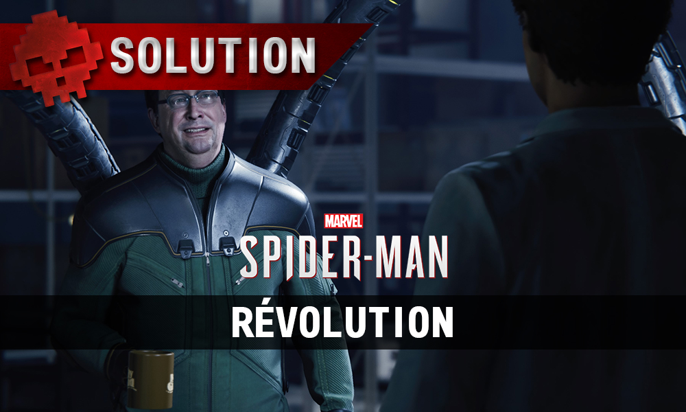 Vignette solution spider-man révolution