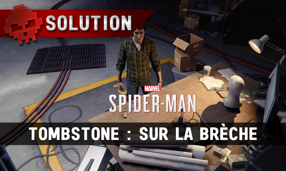 Vignettes solution spider-man tombstone sur la brèche