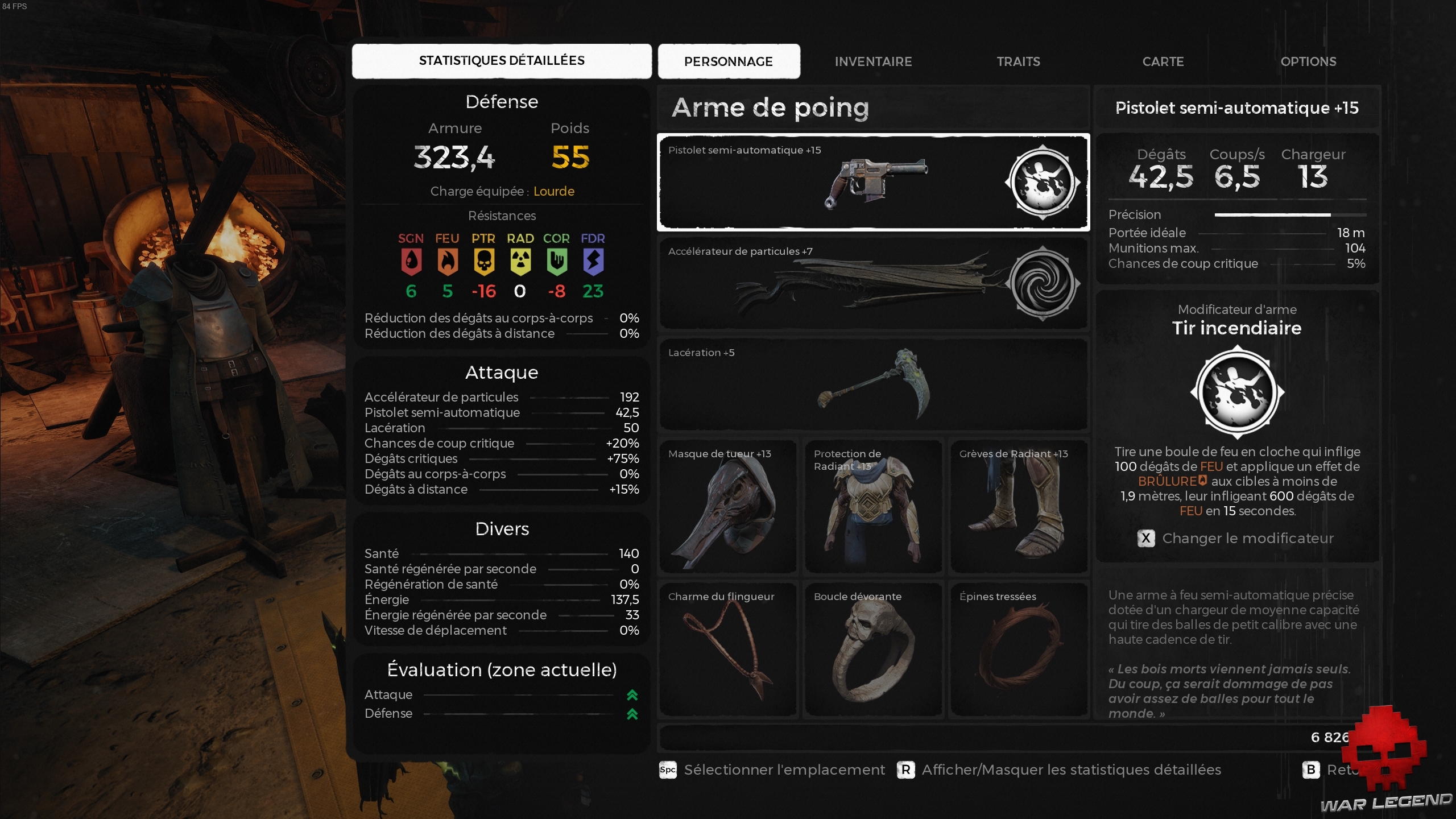 WL remnant from the ashes équipement