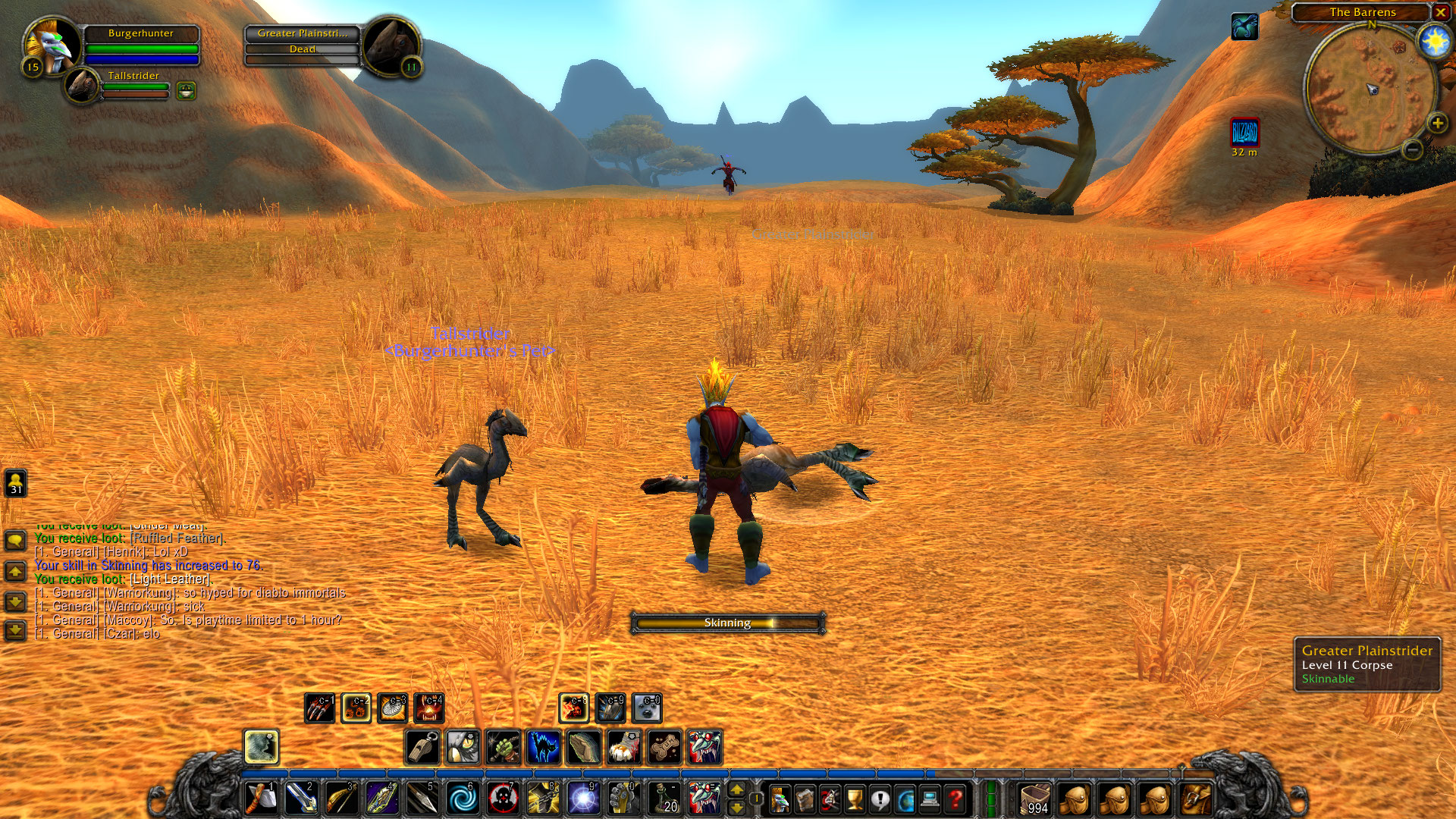 Un troll chassant un dindon