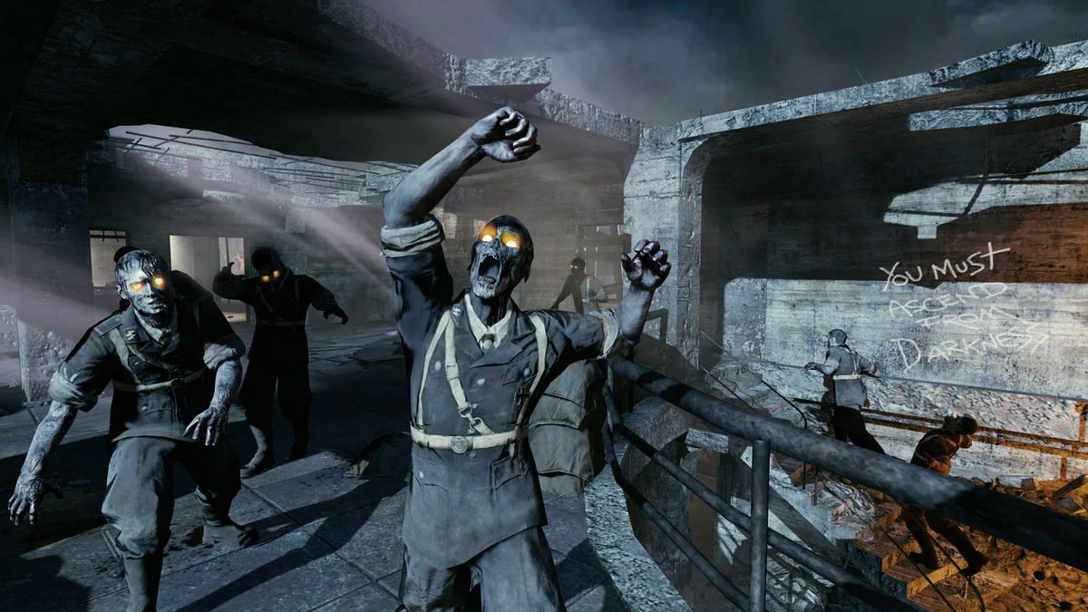 Des zombies attaquent le joueur