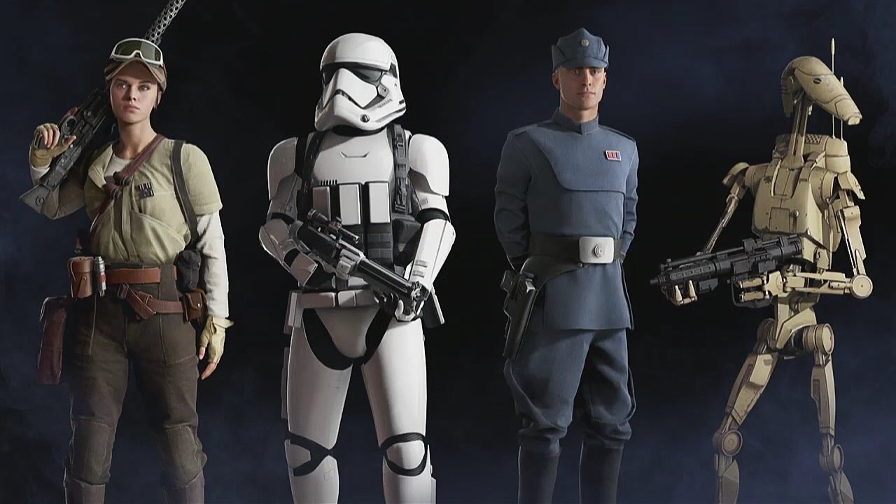 quatre classes de battlefront 2