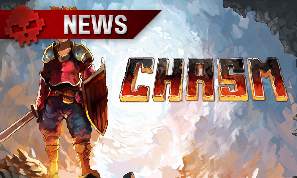 Le héros du jeu armé d'une épée et d'un bouclier