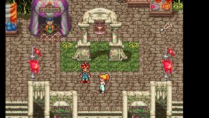 Chrono et Marle dans la ville du début du jeu - version originale