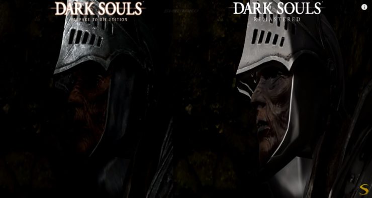 Comparaison Dark Souls PC et Dark Souls Remaster PS4 Pro texture