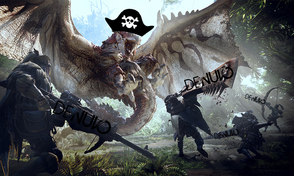 Rare image de Denuvo combattant les pirates