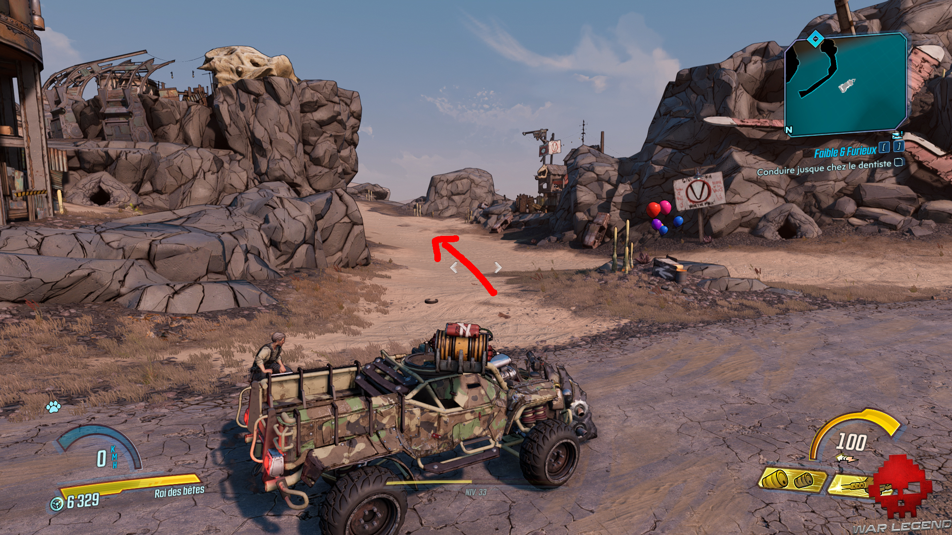 guide borderlands 3 faible furieux