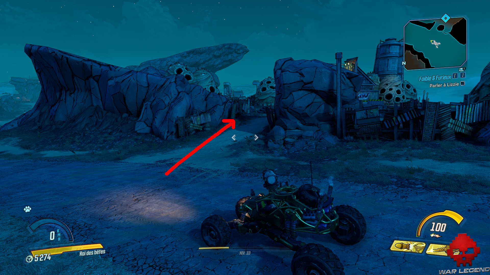 guide borderlands 3 faible furieux