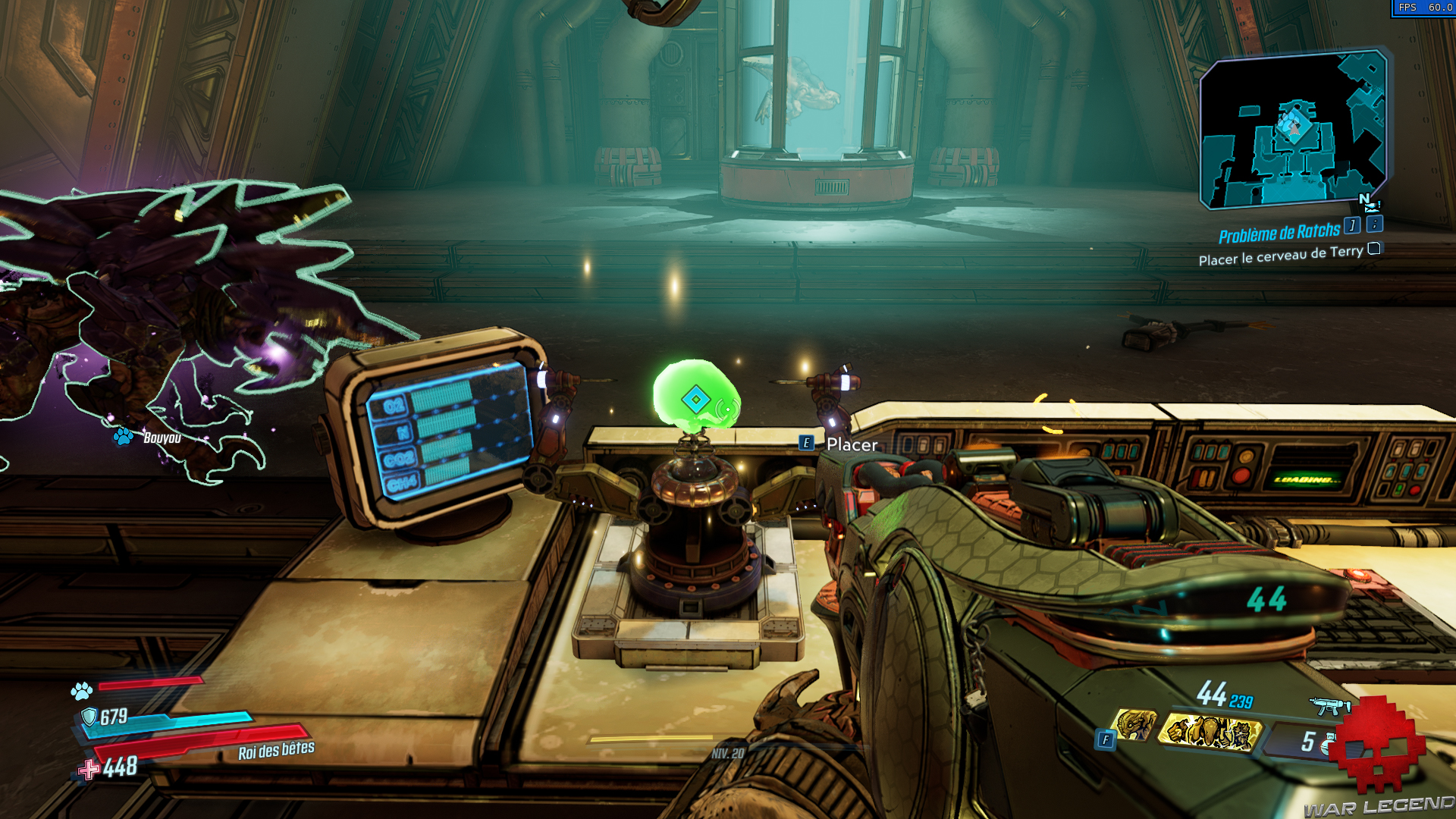 soluce borderlands 3 problème de rachts