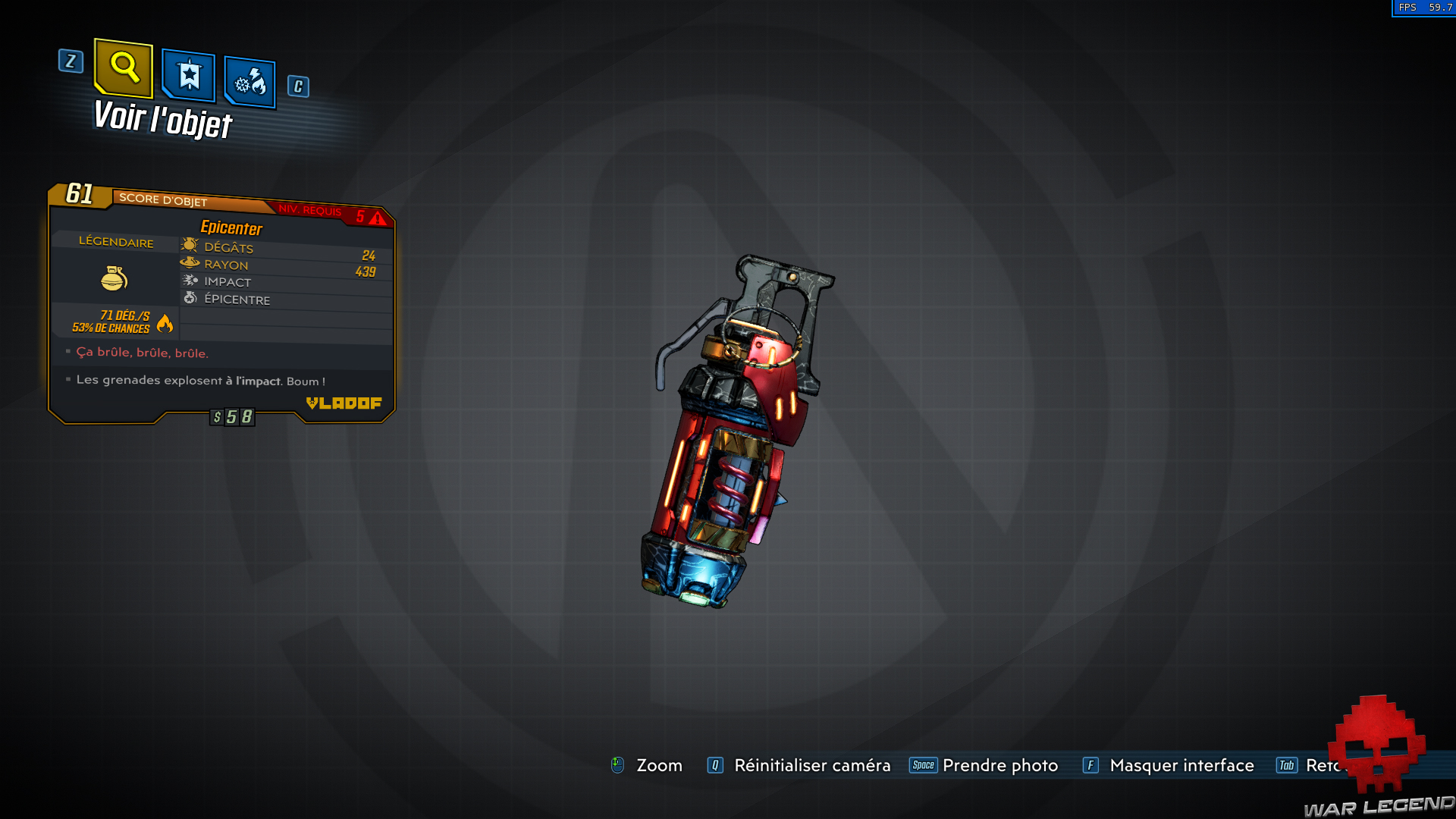 guide borderlands 3 légendaire epicenter