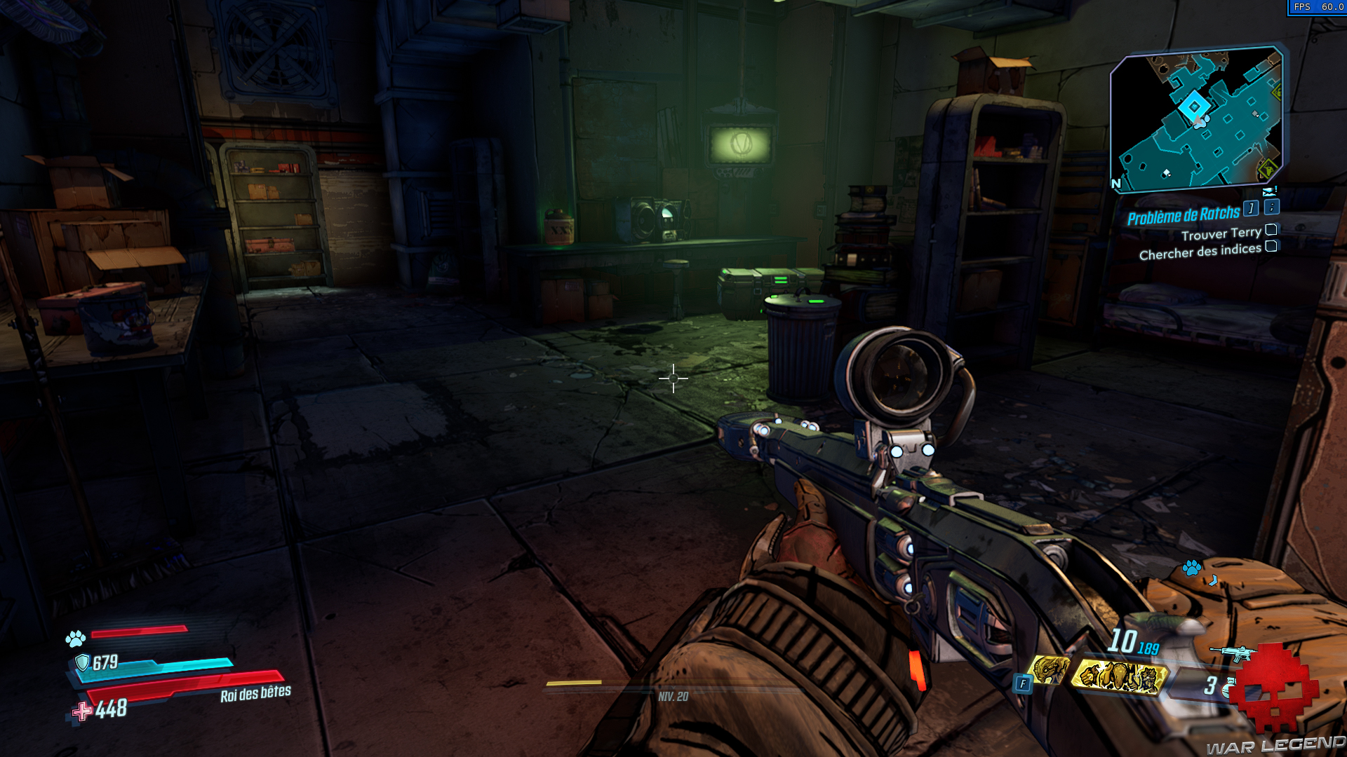 soluce borderlands 3 problème de rachts