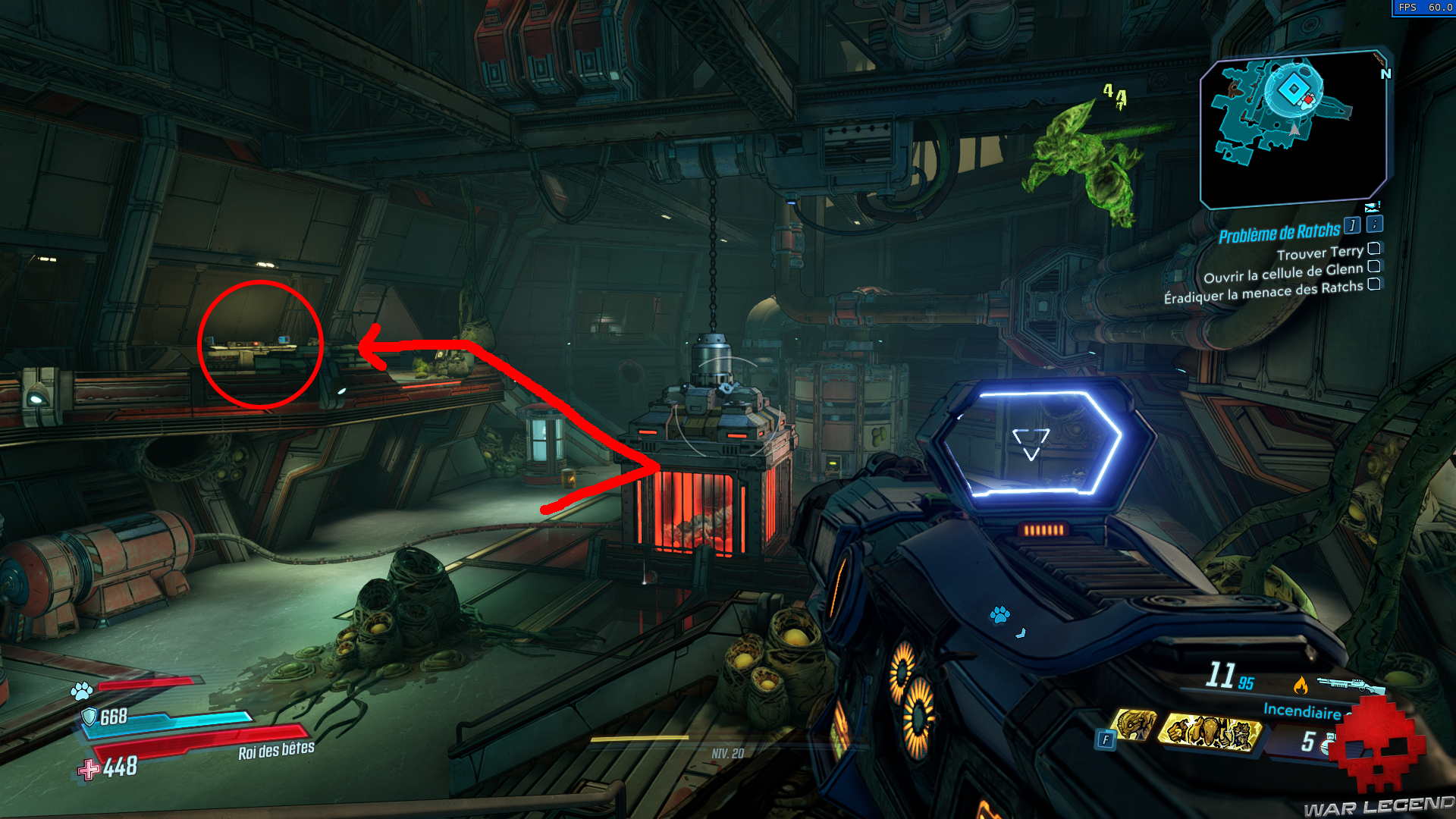 soluce borderlands 3 problème de rachts