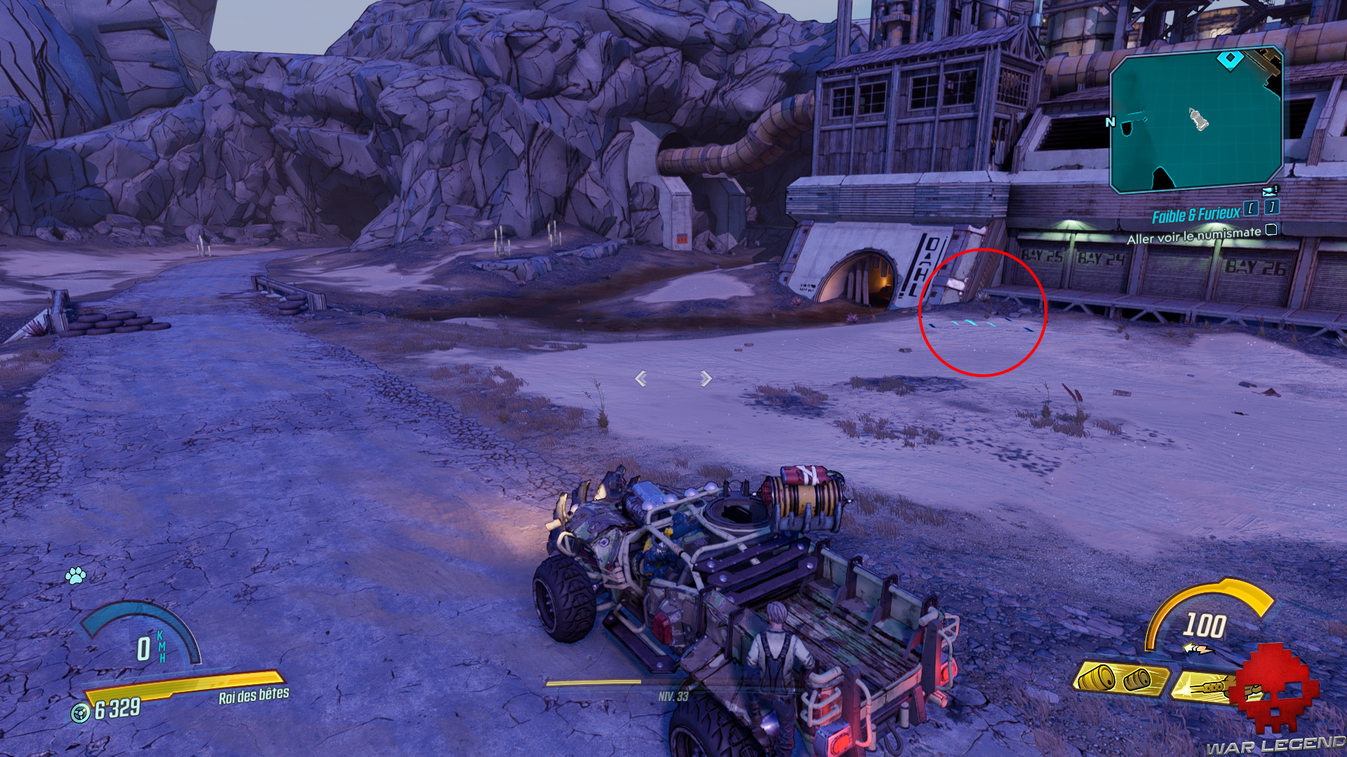 guide borderlands 3 faible furieux