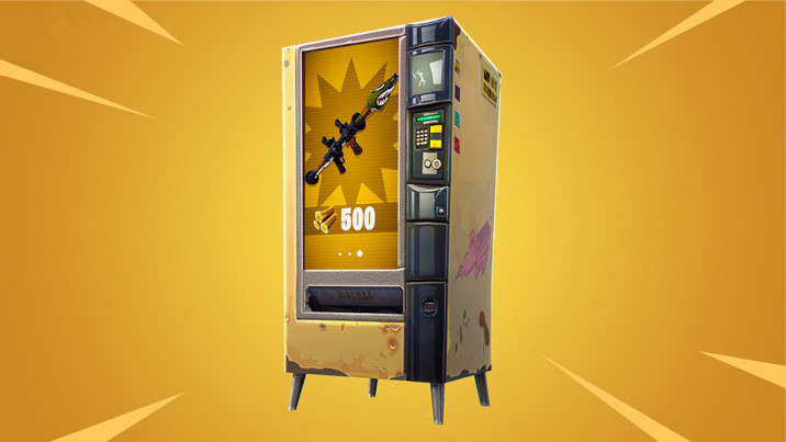 La nouvelle mécanique de jeu de Fortnite : Les ditributeurs automatiques