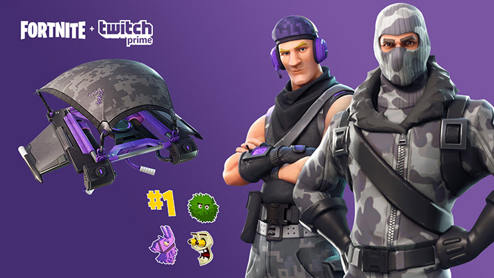Le contenu du pack twitch prime pour fortnite