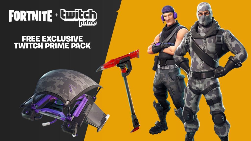 Le pack Twitch Prime pour Fortnite
