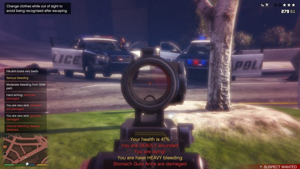 GTA V - Le mod GSW en action 