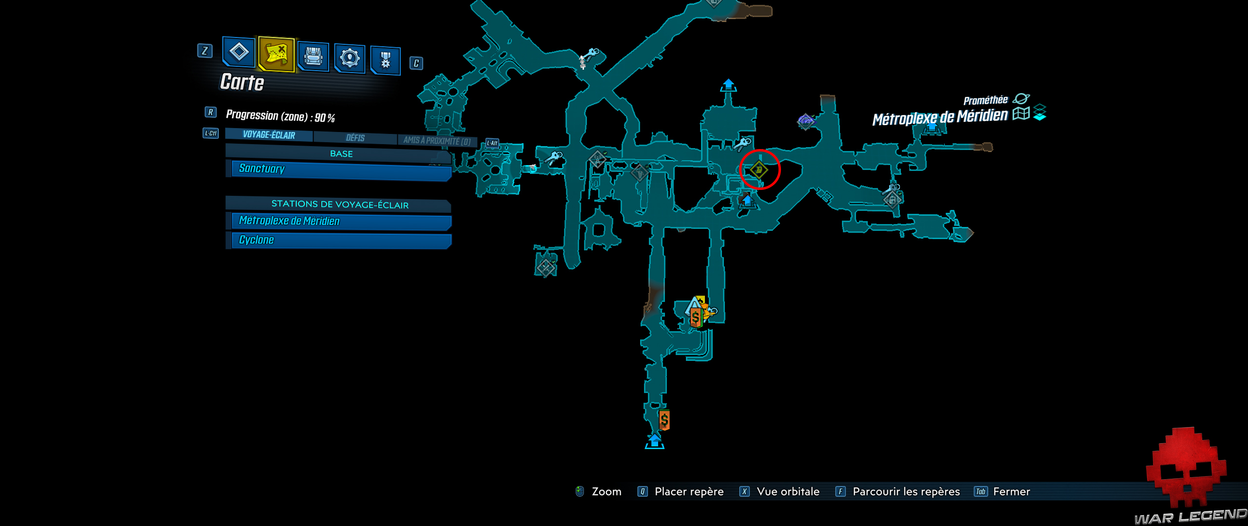 guide borderlands 3 emplacements cachettes de typhon 10