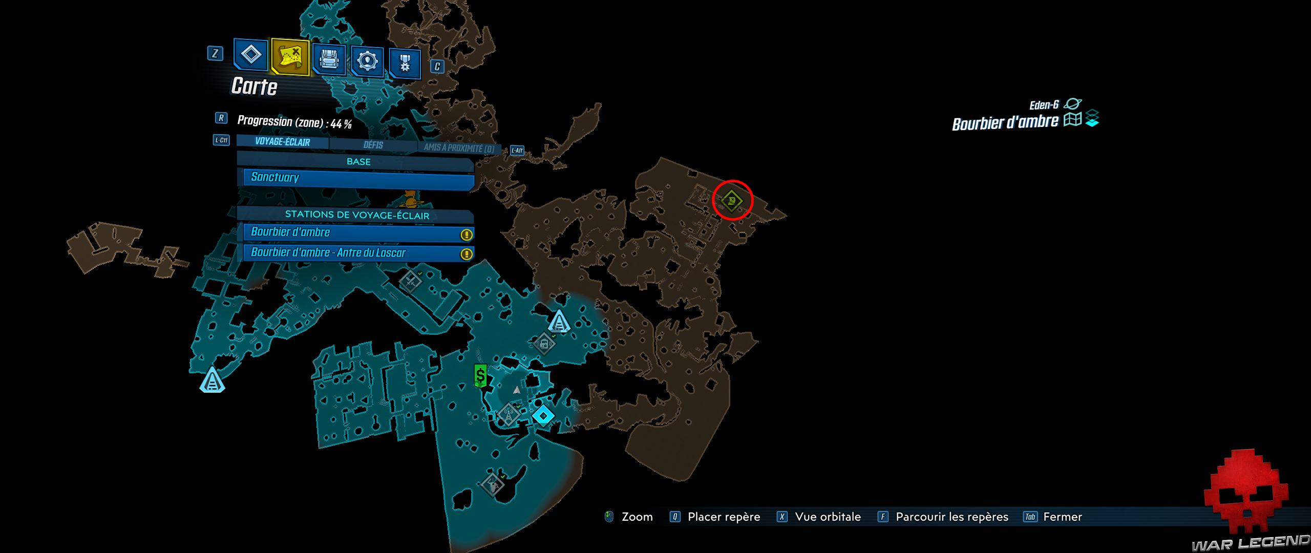 guide borderlands 3 emplacements cachettes de typhon 18