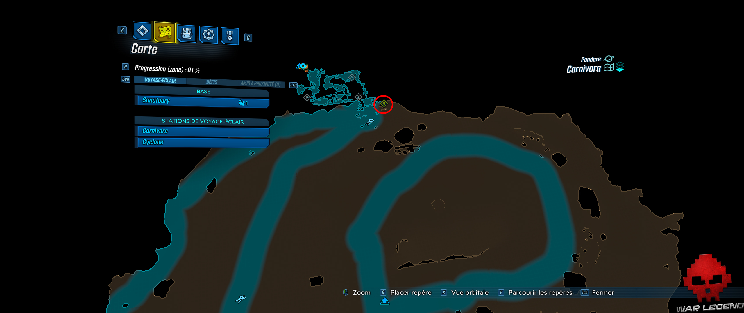 guide borderlands 3 emplacements cachettes de typhon 21