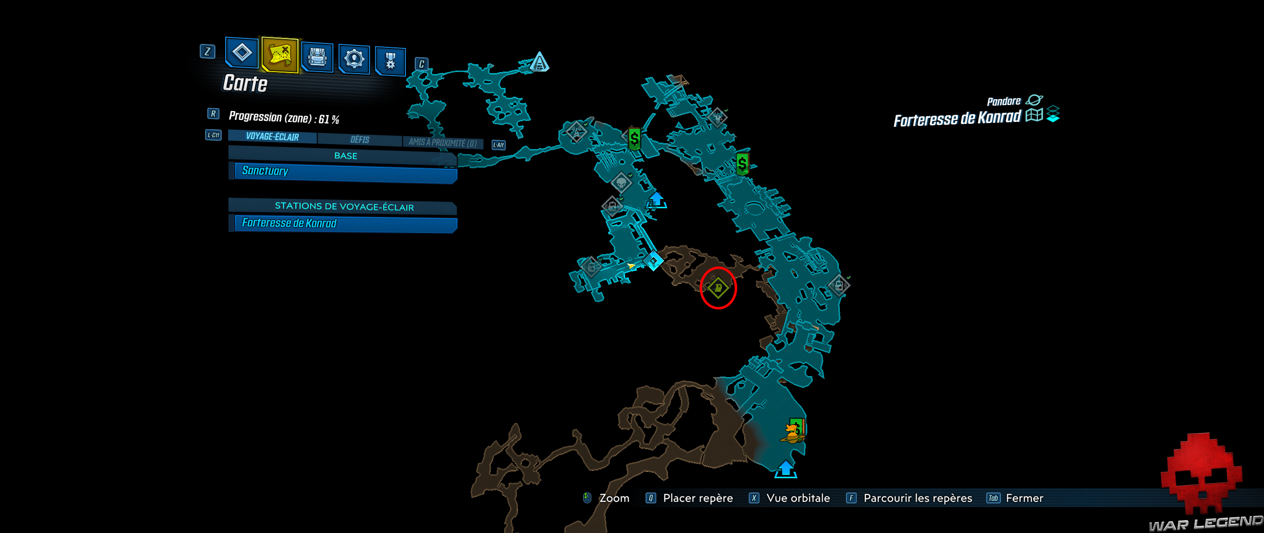 guide borderlands 3 emplacements cachettes de typhon 22