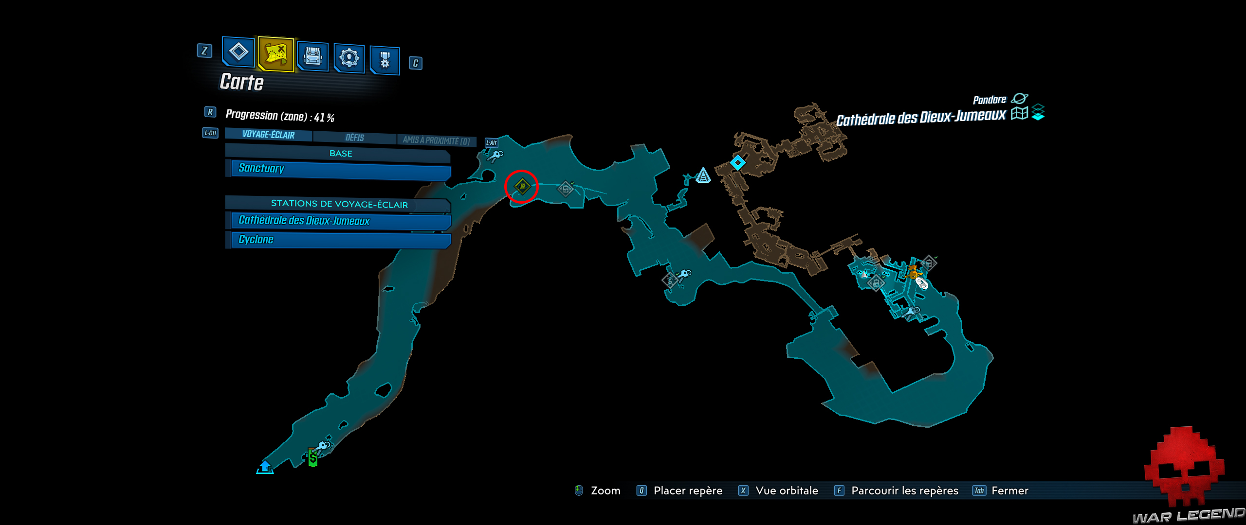 guide borderlands 3 emplacements cachettes de typhon 23