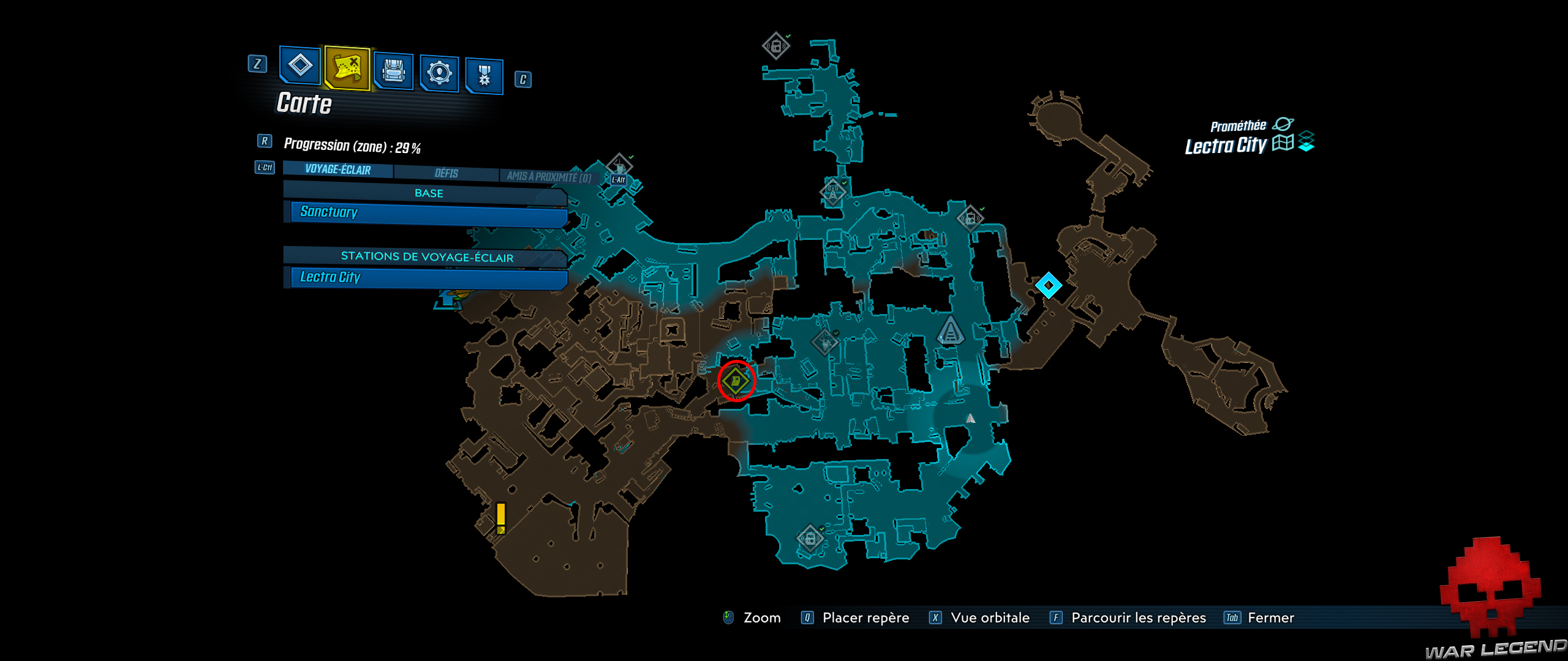 guide borderlands 3 emplacements cachettes de typhon 4