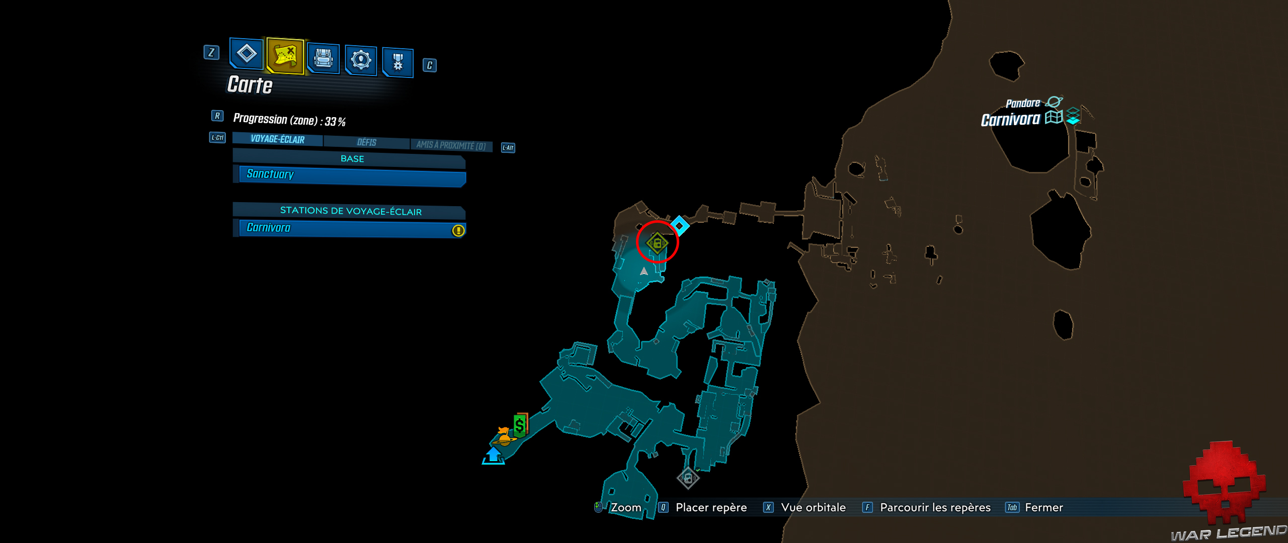 guide borderlands 3 emplacements enregistrements de typhon 103