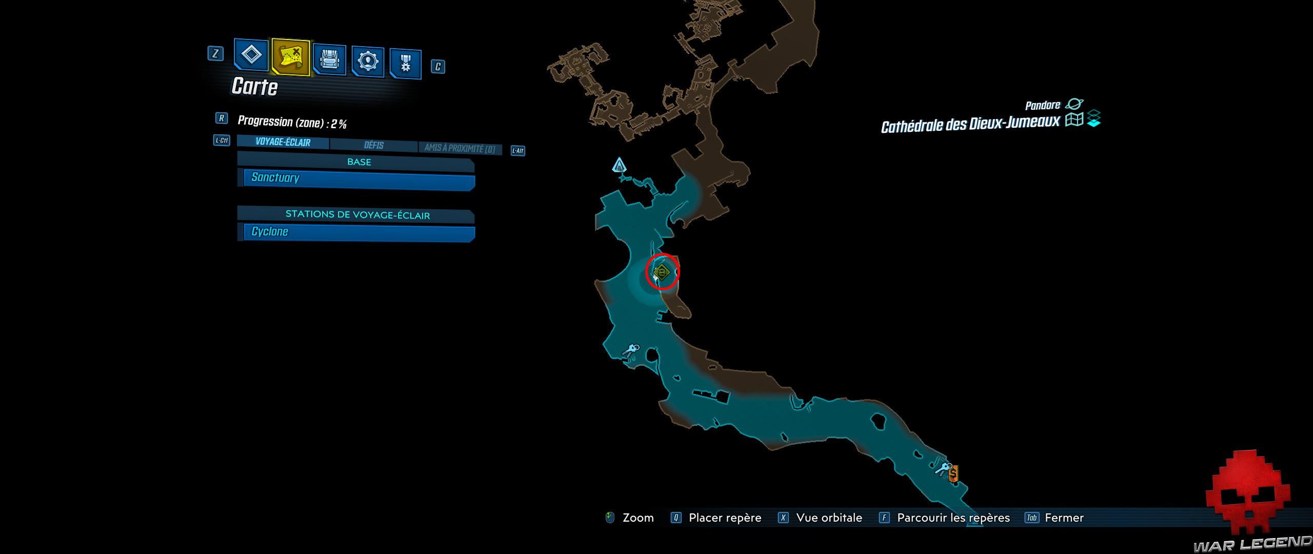 guide borderlands 3 emplacements enregistrements de typhon 116