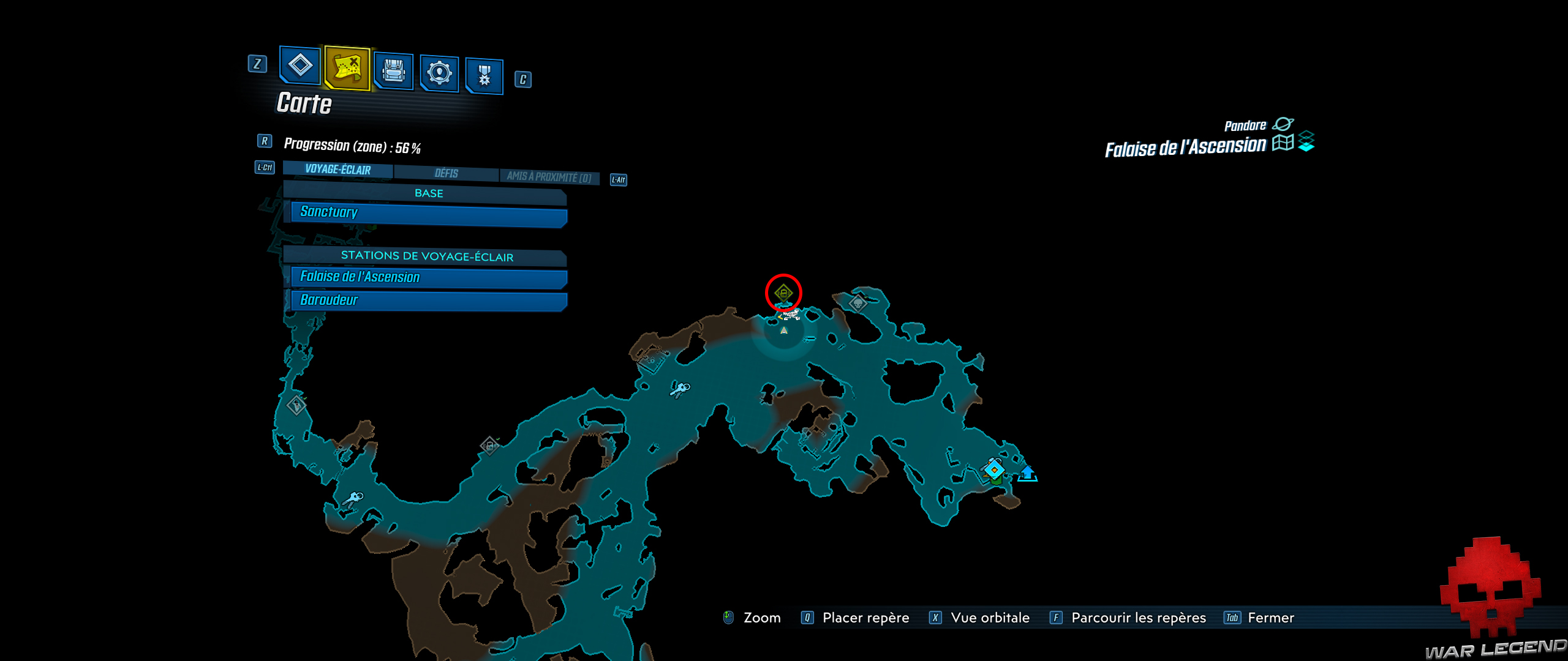 guide borderlands 3 emplacements enregistrements de typhon 12