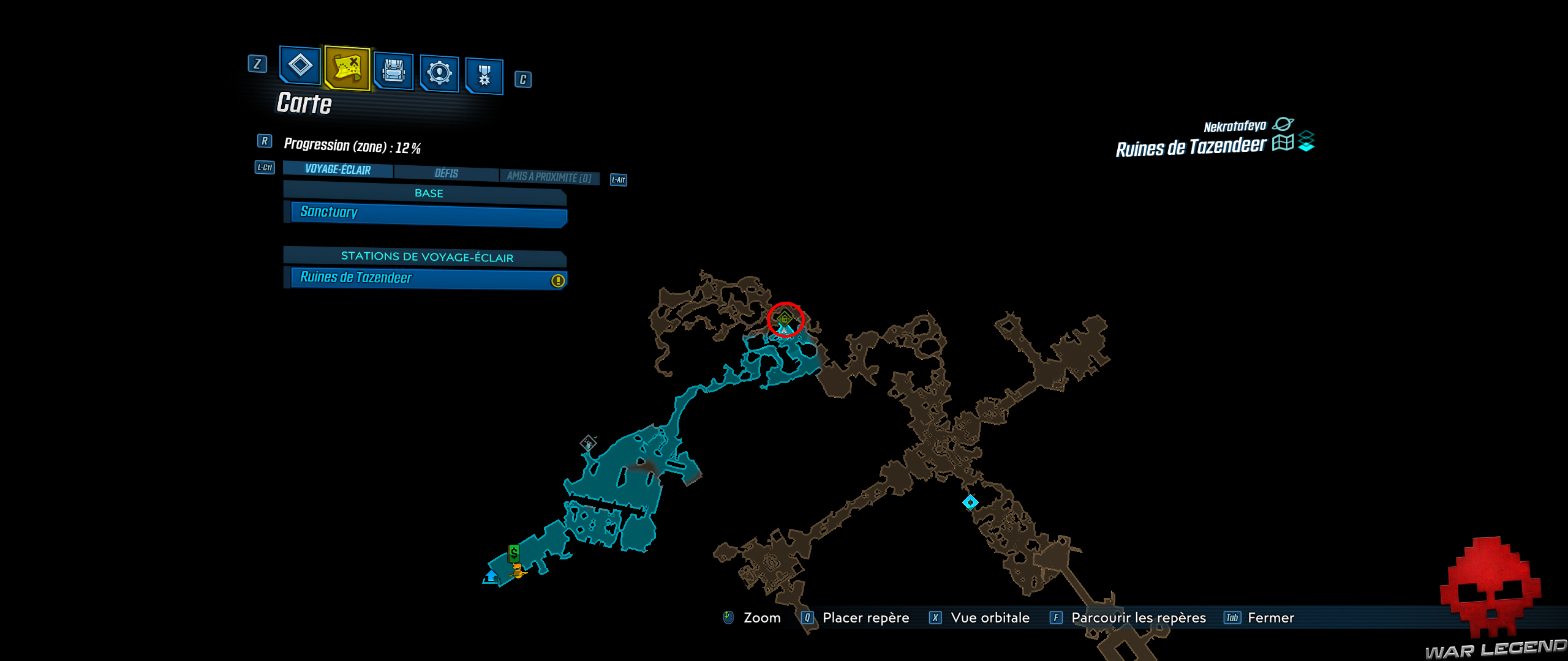 guide borderlands 3 emplacements enregistrements de typhon 124