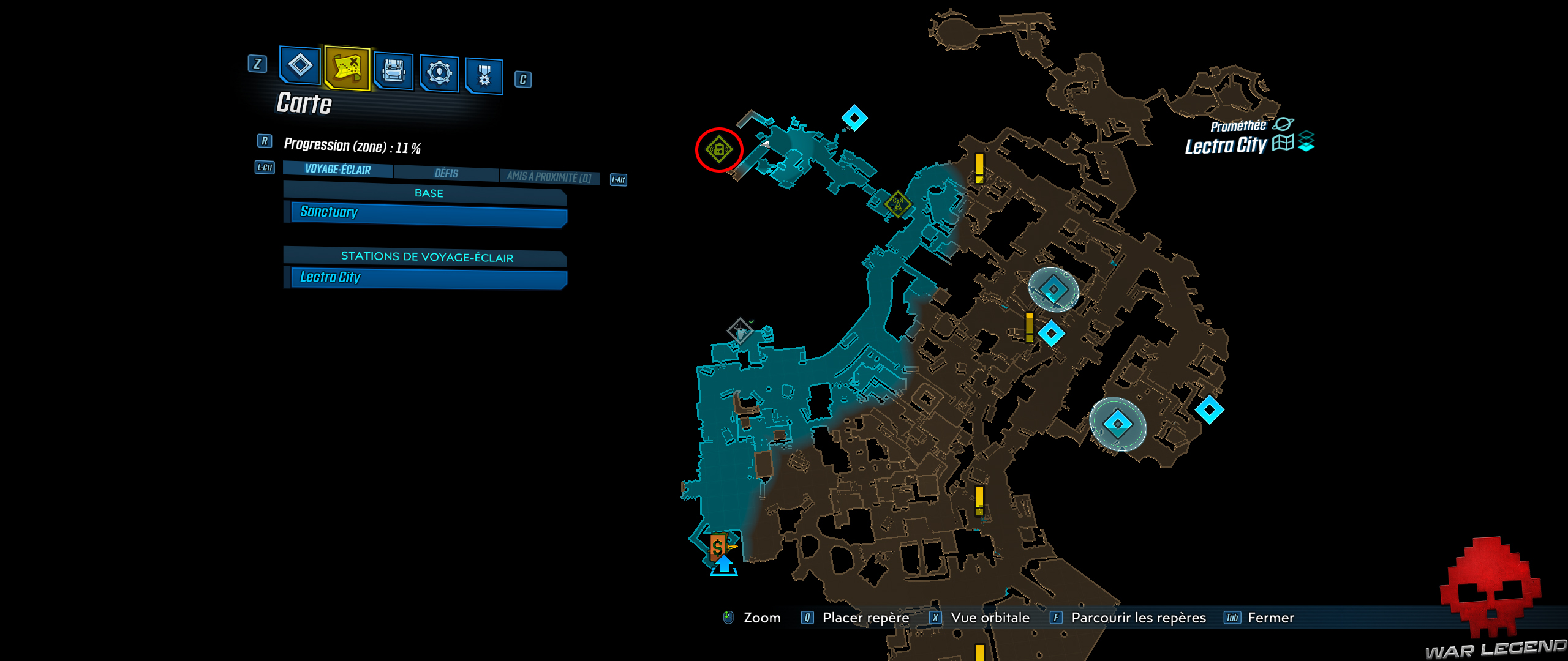 guide borderlands 3 emplacements enregistrements de typhon 17