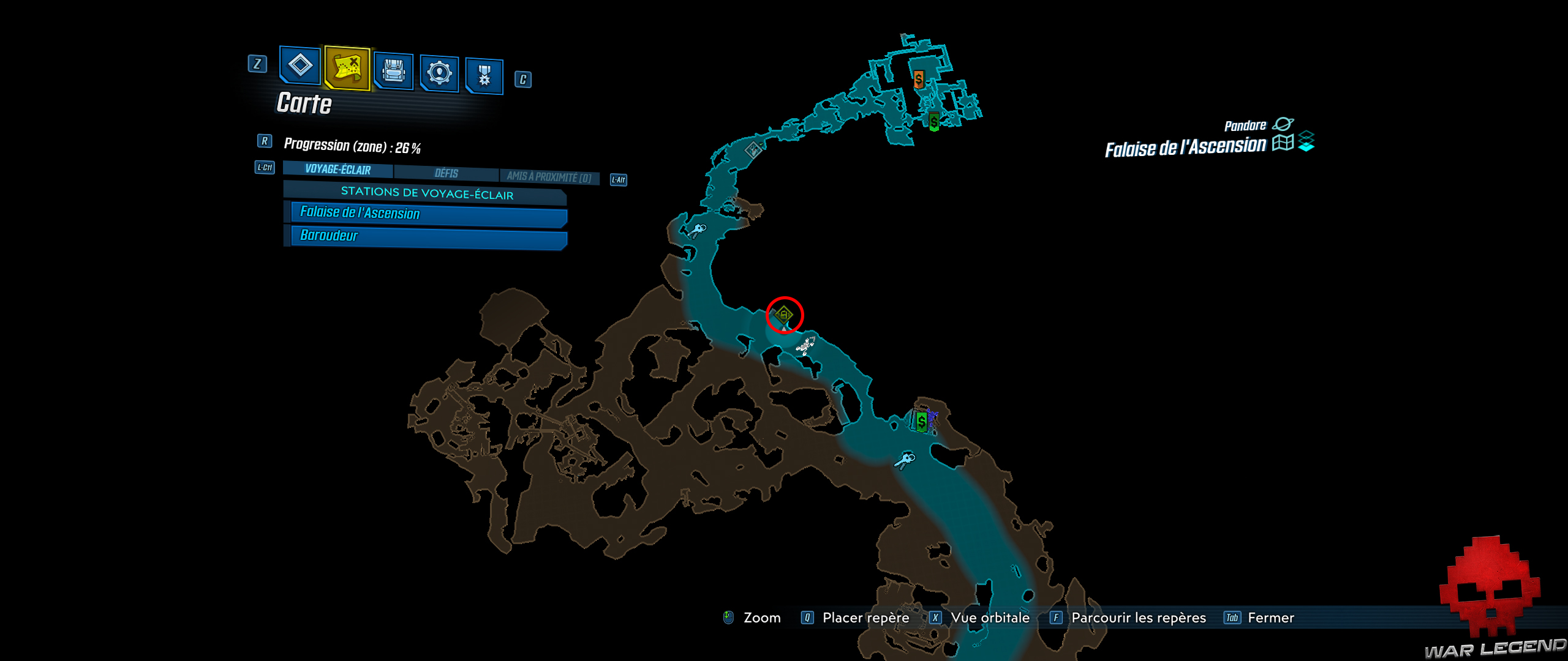 guide borderlands 3 emplacements enregistrements de typhon 4