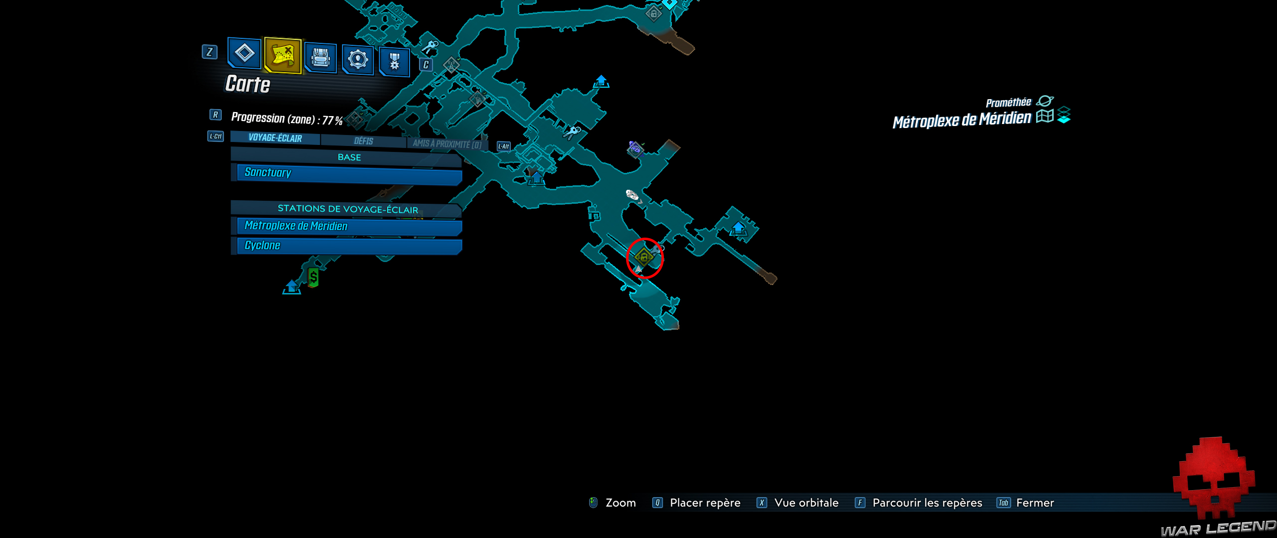 guide borderlands 3 emplacements enregistrements de typhon 40